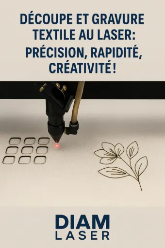 Découpe et gravure laser sur tissu : gagnez en précision et créativité avec la technologie CO, Lyon, Diam Laser