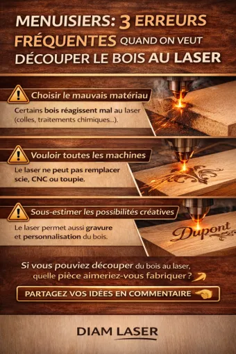 5 choses qu’un menuisier peut faire avec un laser CO₂ dans son atelier, Lyon, Diam Laser