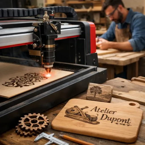 Laser et travail du bois : un atout incontournable pour les menuisiers modernes, Lyon, Diam Laser