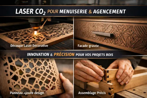 Menuisiers, agenceurs, cuisinistes : avez-vous déjà envisagé le laser CO₂ dans votre atelier ?, Lyon, Diam Laser