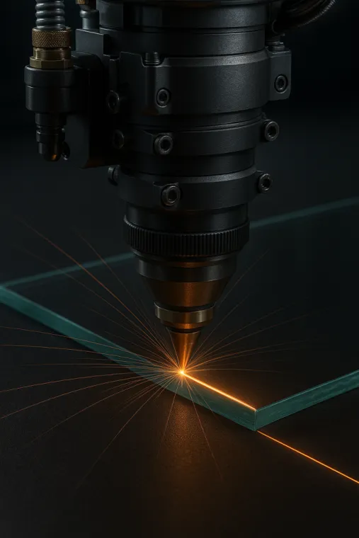 Laser pour découper du verre et des miroirs, Lyon, Diam Laser