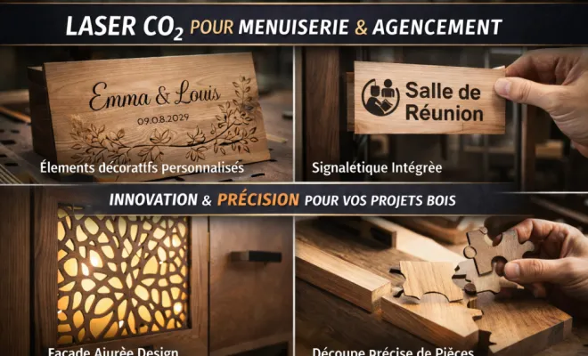 Menuisiers, agenceurs, cuisinistes : avez-vous déjà envisagé le laser CO₂ dans votre atelier ?, Lyon, Diam Laser