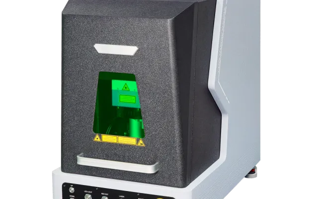 Machine laser fibre entièrement carénée | Marquage laser sécurisé sur métal | DIAM LASER, Lyon, Diam Laser