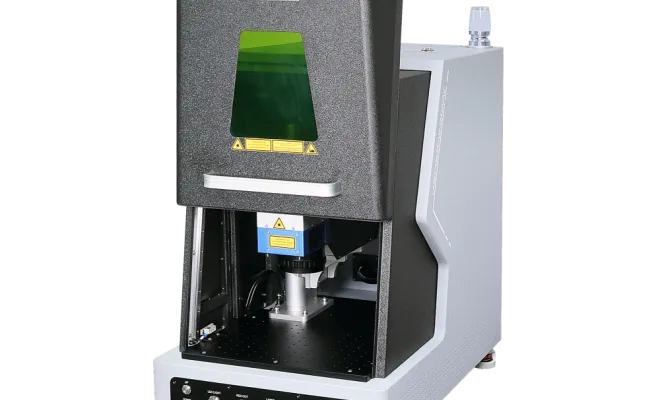 Machine laser fibre entièrement carénée | Marquage laser sécurisé sur métal | DIAM LASER