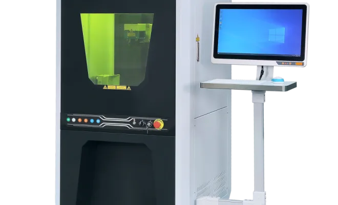 Machine laser fibre entièrement carénée | Marquage laser sécurisé sur métal | DIAM LASER
