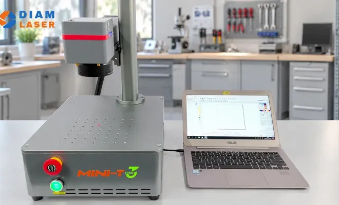Laser Mini T3 de 20 à 50 W : un équipement compact pour l’atelier et vos événements, Lyon, Diam Laser