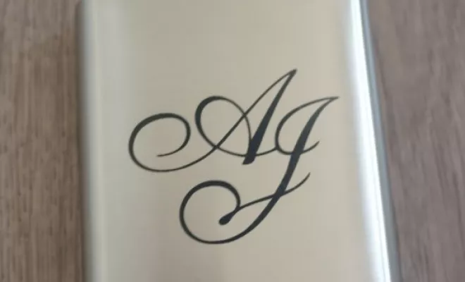 Gravure sur inox avec un laser CO.2, Lyon, Diam Laser