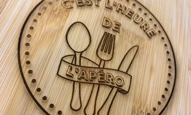 Gravure sur bois avec laser CO.2, Lyon, Diam Laser