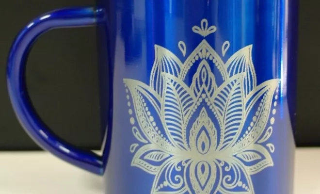 Gravure sur inox avec un laser CO.2, Lyon, Diam Laser