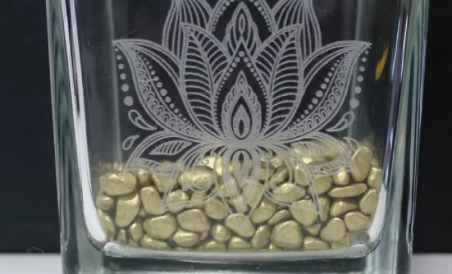 Gravure sur verre avec laser CO.2, Lyon, Diam Laser